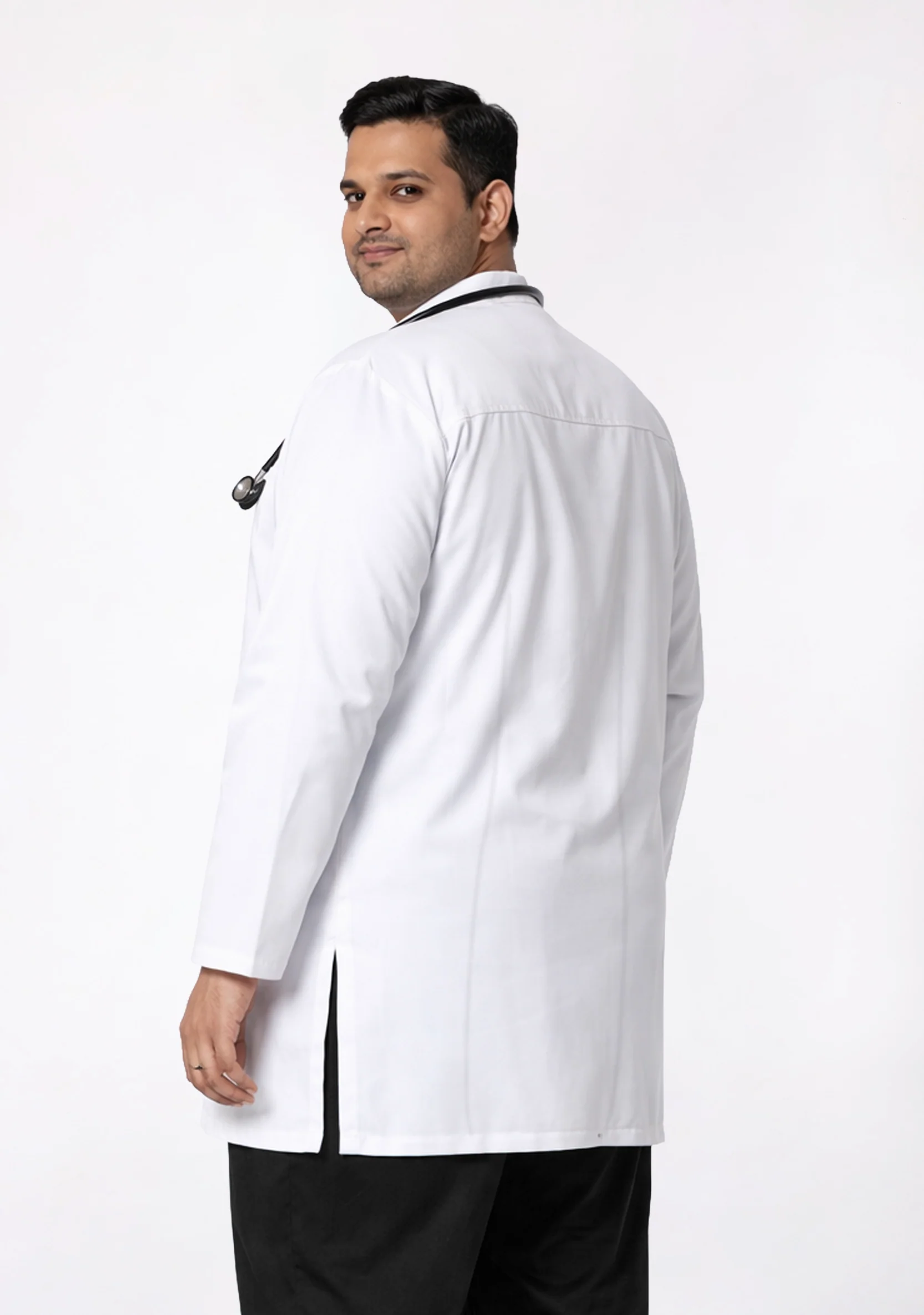 Chief Men's Plus Size Lab Coat Apron - Image 4