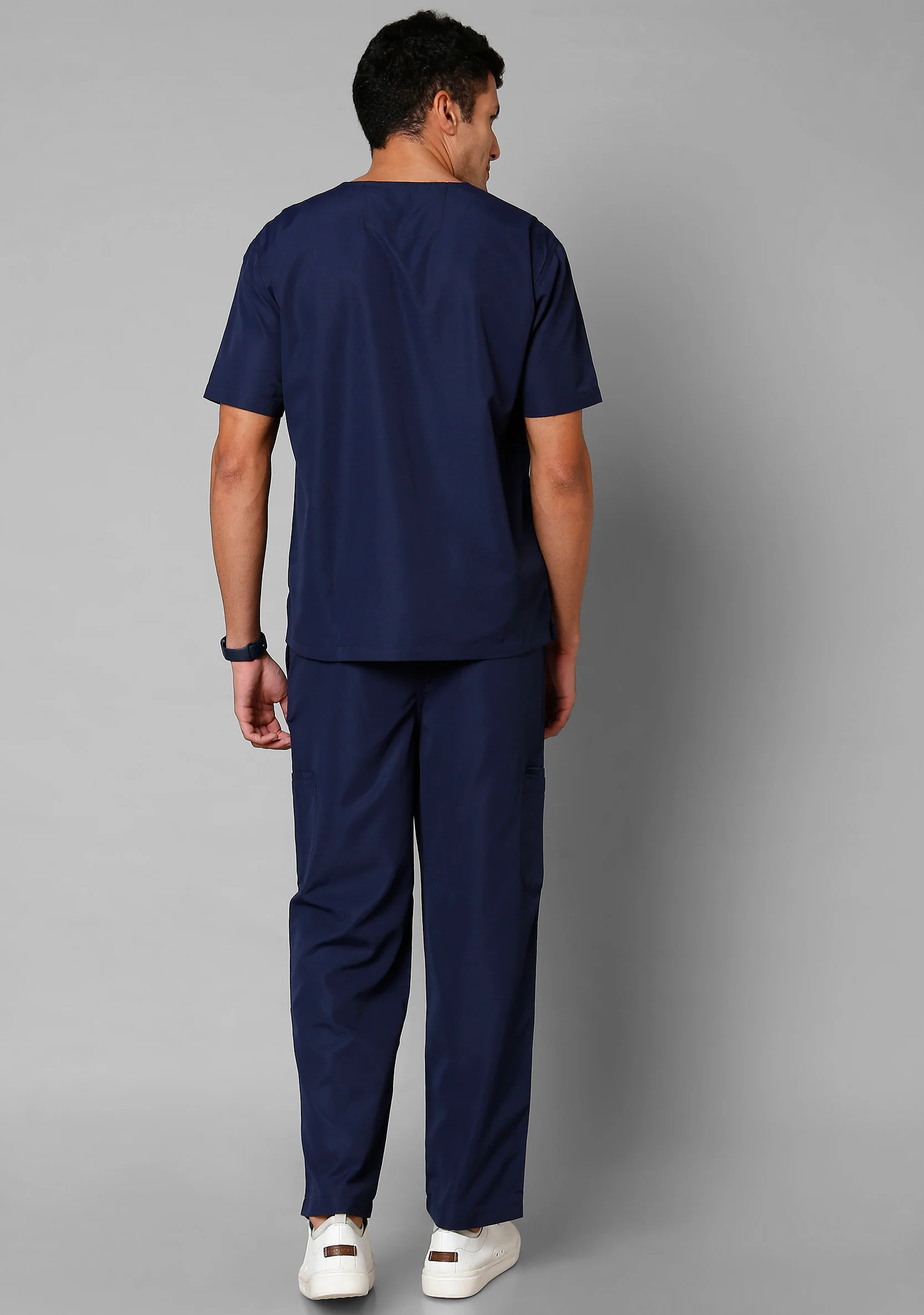 Classic Men's 10 Pocket (Navy) Scrub - Image 6
