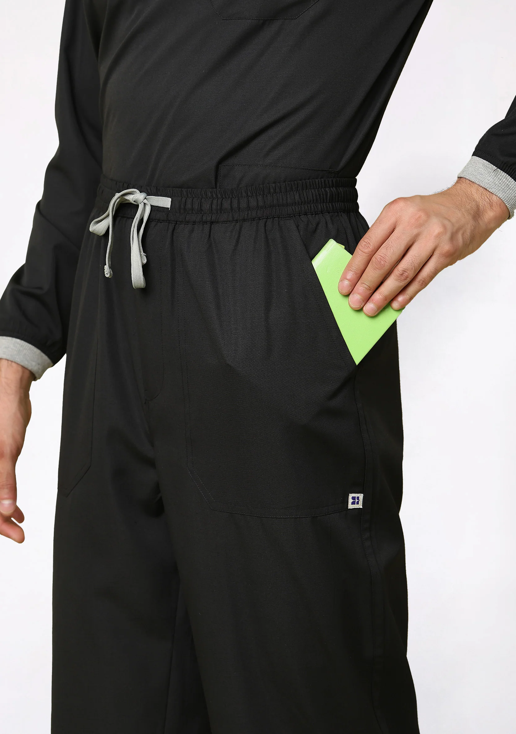 Classic Men's Longsleeves (Black) Scrub - Image 6
