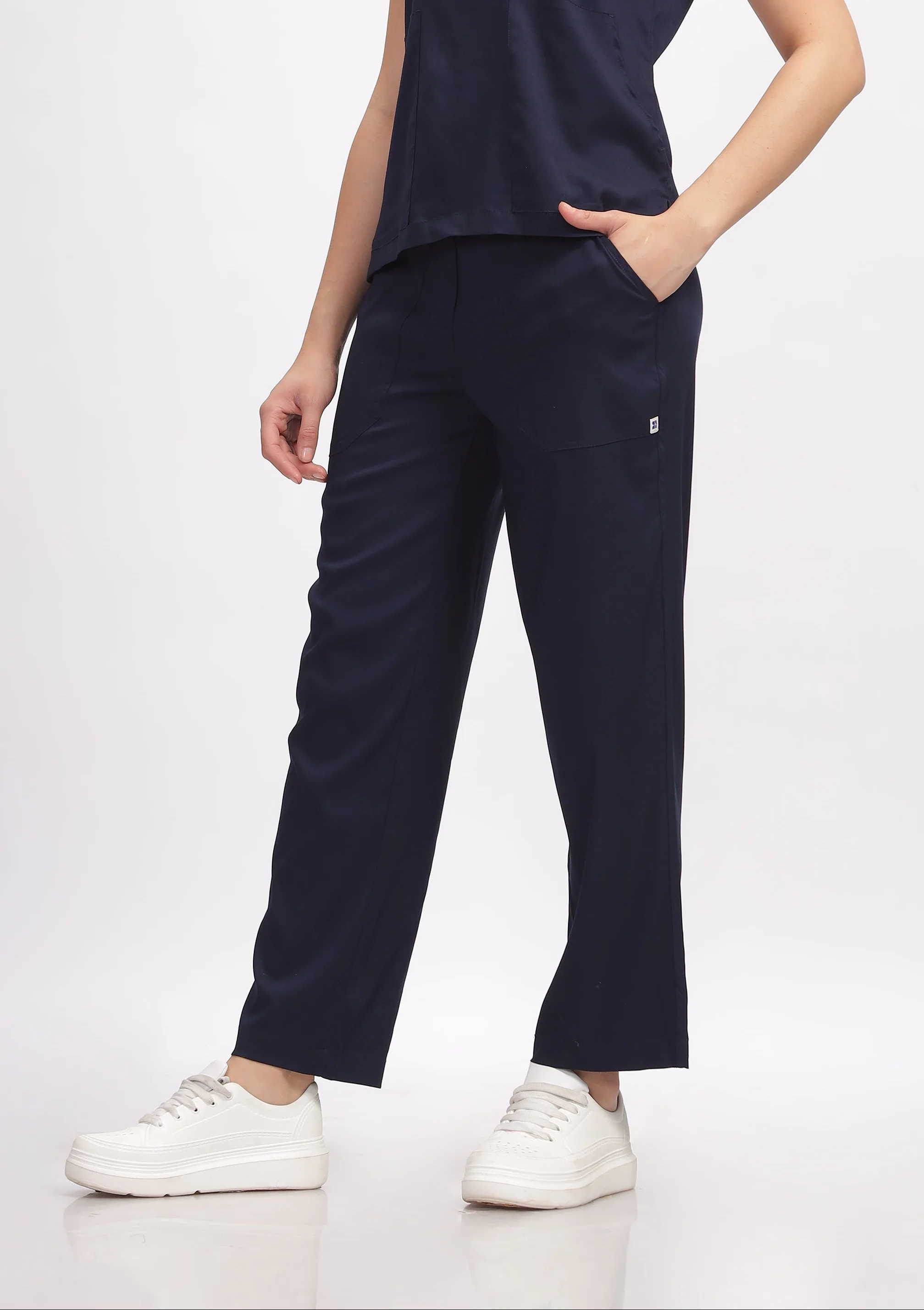 Ecoflex Lite Women's 2 Pocket (Navy) Scrub Bottom