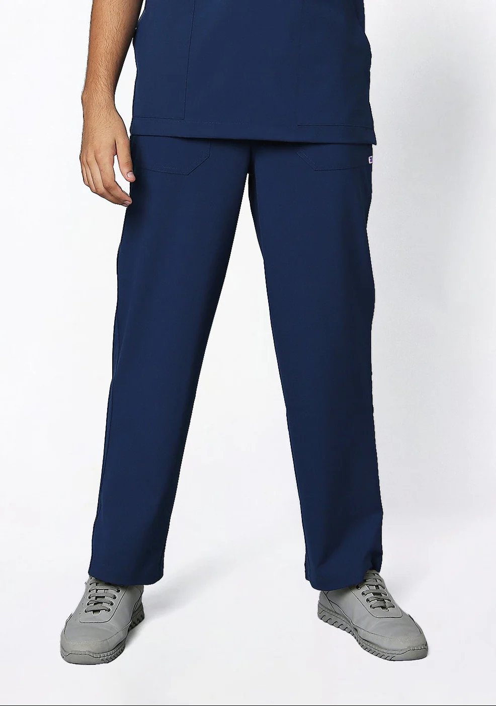 Ecoflex Men's 2 Pocket (Navy Blue) Scrub Bottom