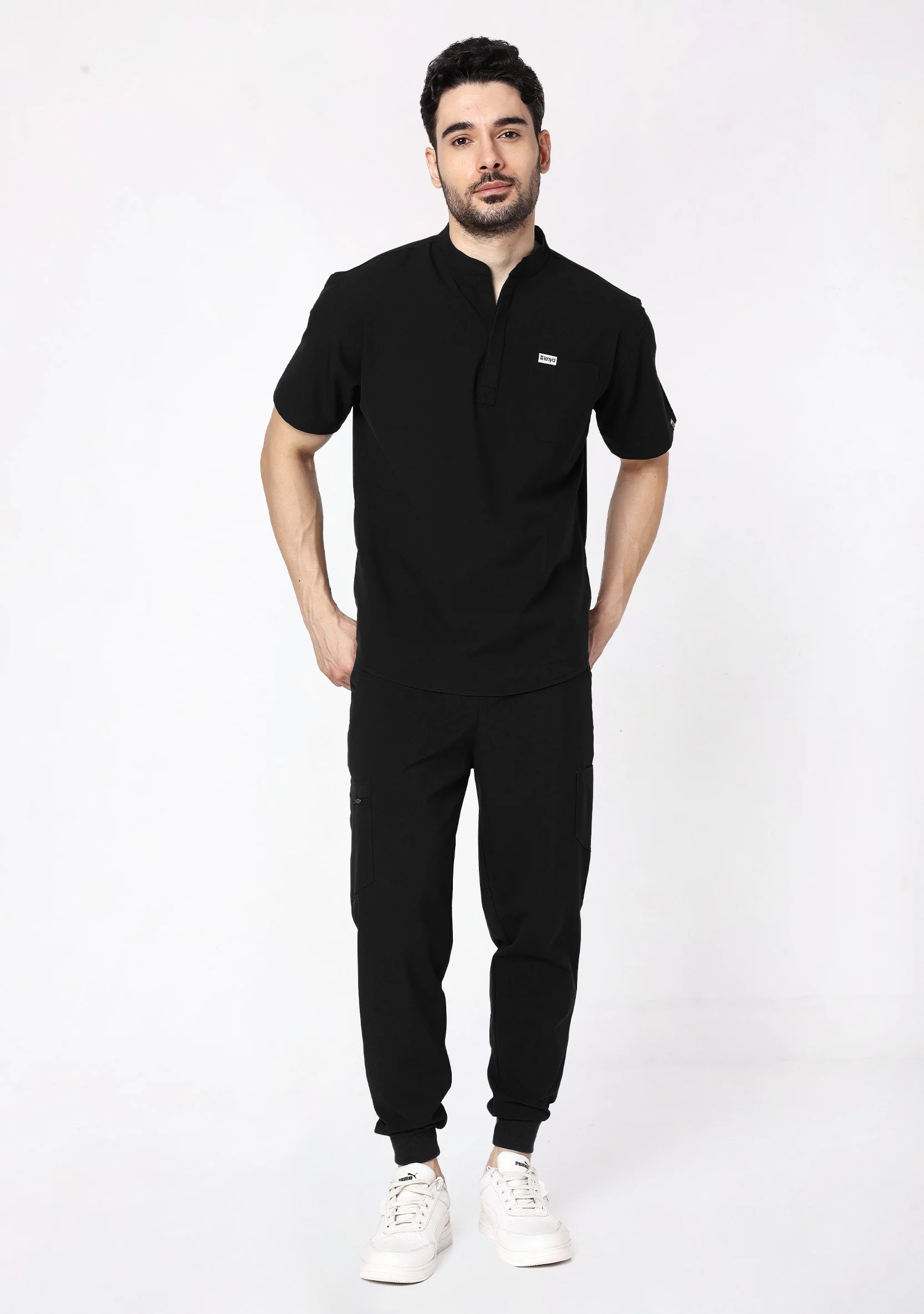 ecoflex™ Men's Jogger (Black) Scrubs - Image 7