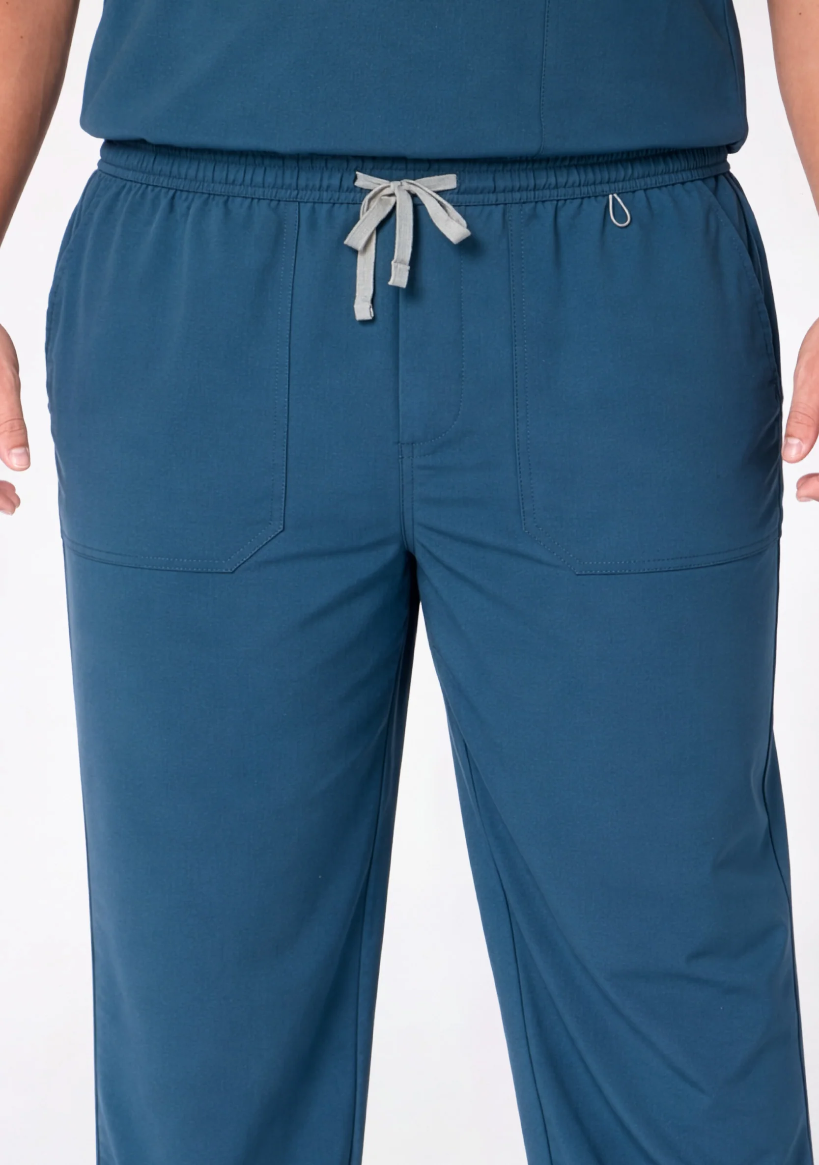 ecoflex™ Men's V-Neck (Forest Green) Plus Size Scrub - Image 7