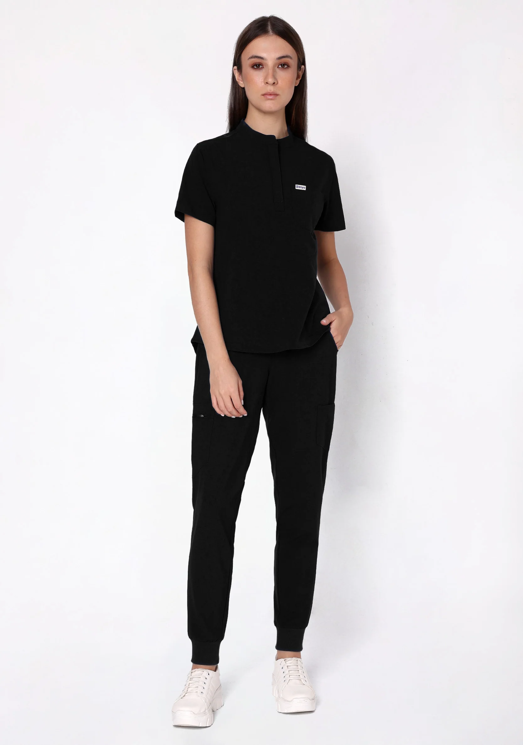ecoflex™ Women's Jogger (Black) Scrubs - Image 6